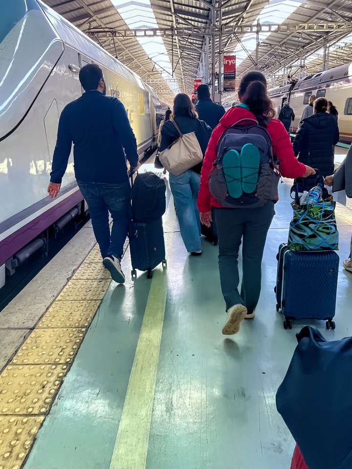 on our way to Valencia, Spain