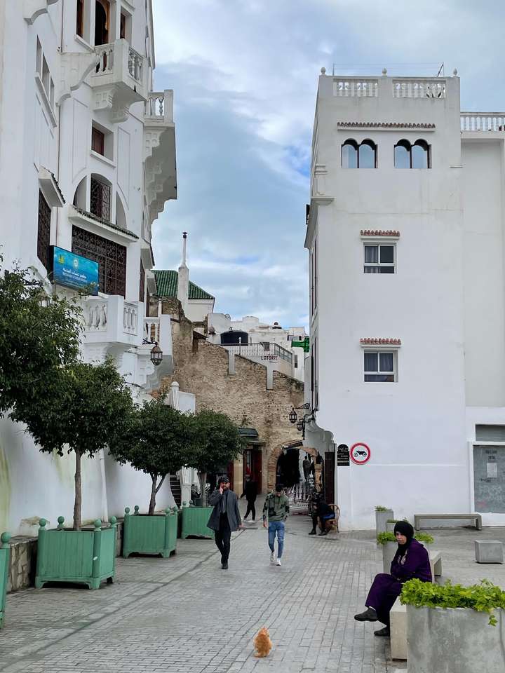 As we walked around the citys wall