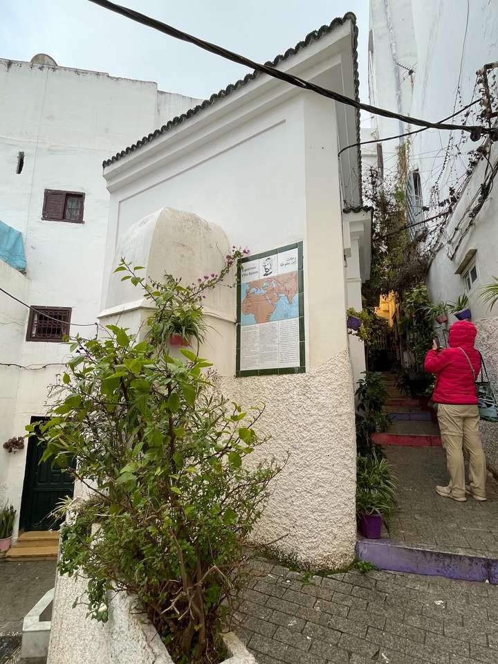 We found the building dedicated to Ibn Batouta