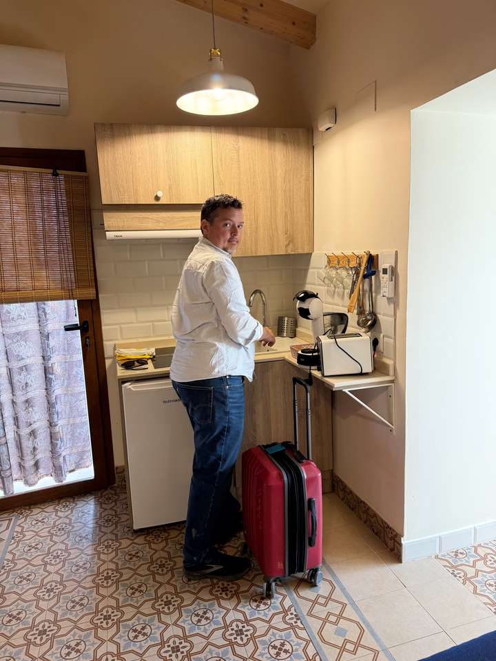 Neil is in charge of the soup